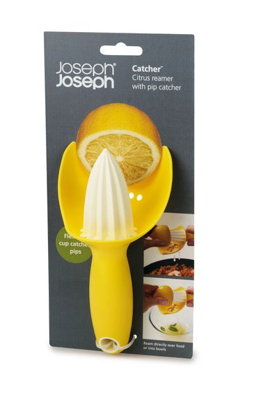 Соковыжималка ручная для цитрусовых Joseph Joseph Catcher Yellow 20028 20028 фото