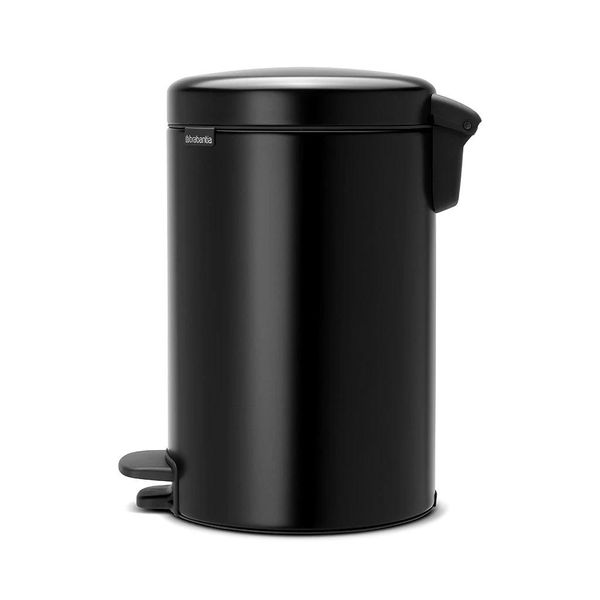 Бак для мусора с педалью Brabantia NewIcon Pedal Bin 12 л черный (113741) 00800449 фото