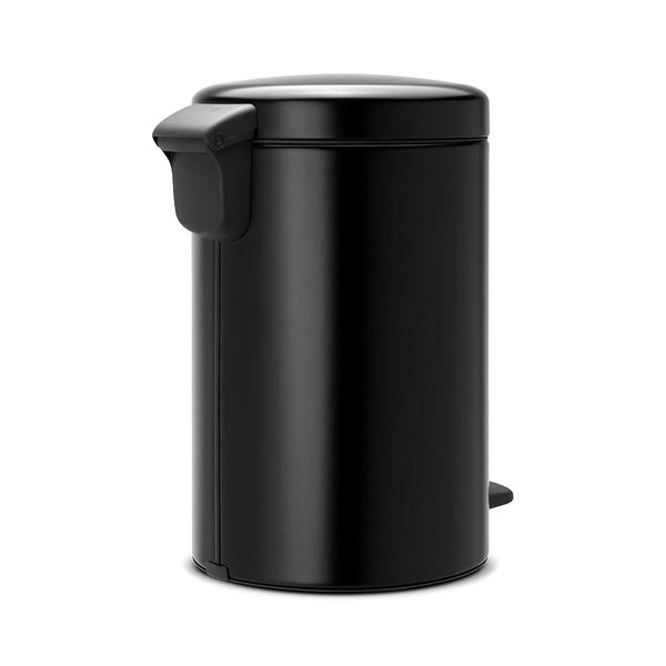 Бак для сміття з педаллю Brabantia NewIcon Pedal Bin 12 л чорний (113741) 00800449 фото