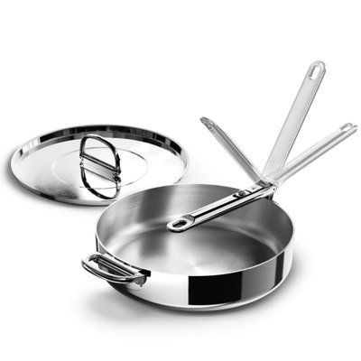 Сковорода-сотейник с крышкой Joseph Joseph Space Steel 28 см (1000028) 01001226 фото