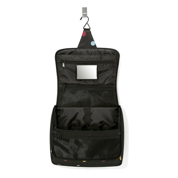 Косметичка Reisenthel Toiletbag XL dots чорна (WO7009) 03601086 фото