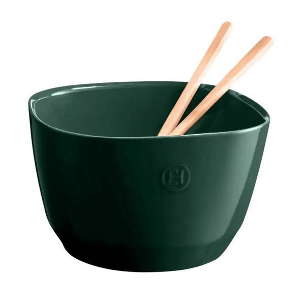 Салатник керамічний Emile Henry Tableware зелений 3.5 л (76594) 76594 фото