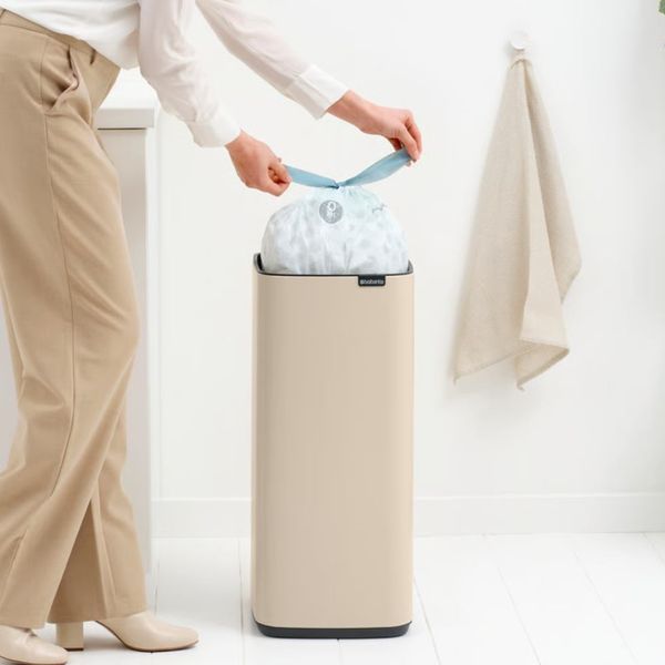 Бак для сміття Brabantia Bo Touch Bin 30 л Soft Beige бежевий (238222) 00801342 фото