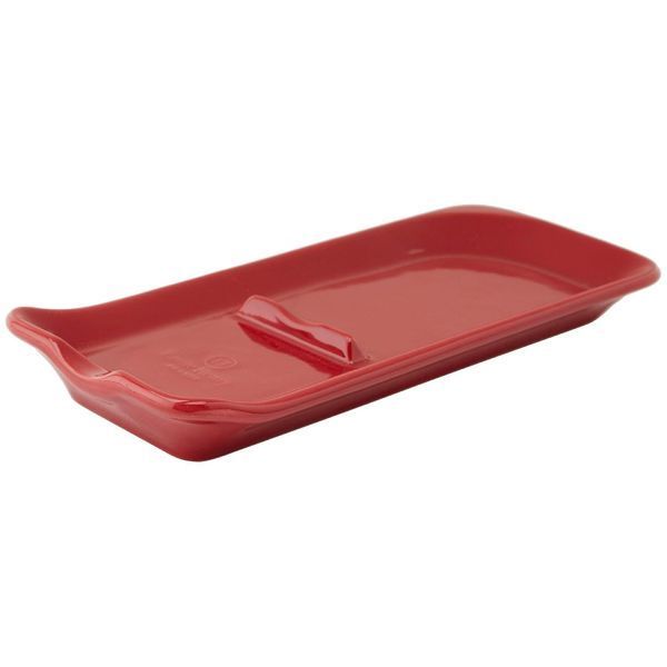 Підставка під ложку керамічна Emile Henry Utensil Holder 22.5х10 см червоний (340262) 340262 фото