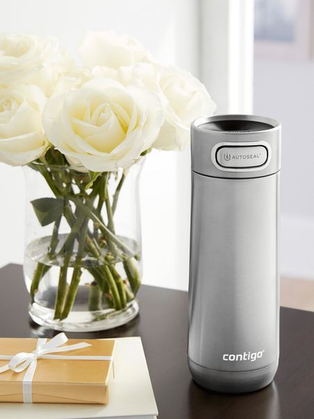 Термокухоль Contigo Luxe Autoseal 420 мл Stainless Steel (2209418) 2209418 фото