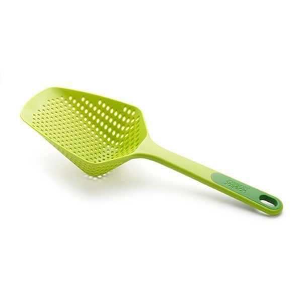 Шумовка с силиконовой ручкой Joseph Joseph Scoop Green 10065 10065 фото