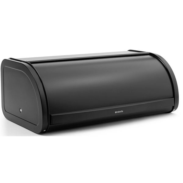 Хлібниця Brabantia Roll Top Bread Bin 17,3 х 44,5 х 26,2 см чорний матовий (333460) 333460 фото