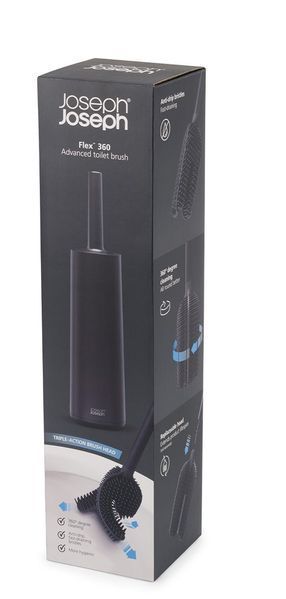 Ёршик для туалета Joseph Joseph Flex 360 Advanced Black (70597) 01001187 фото