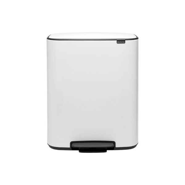 Бак для сміття Brabantia Bo Pedal Bin 60 л білий (211300) 00800880 фото