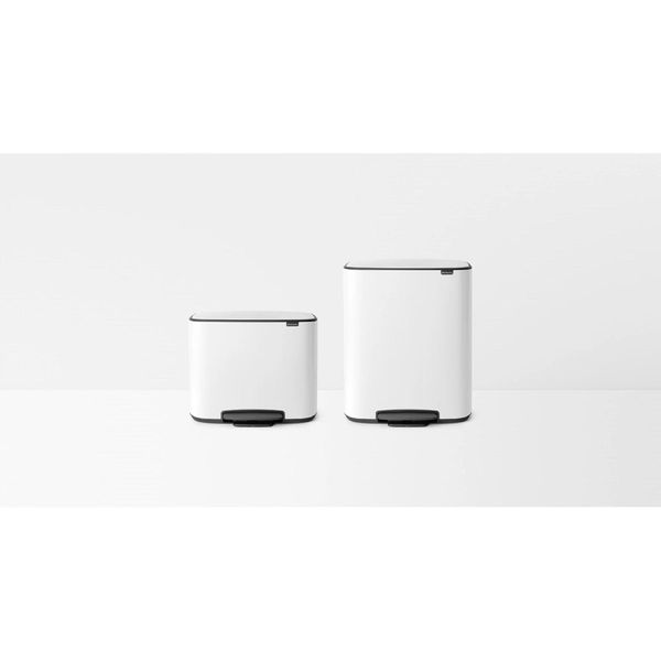 Бак для мусора Brabantia Bo Pedal Bin 60 л белый (211300) 00800880 фото