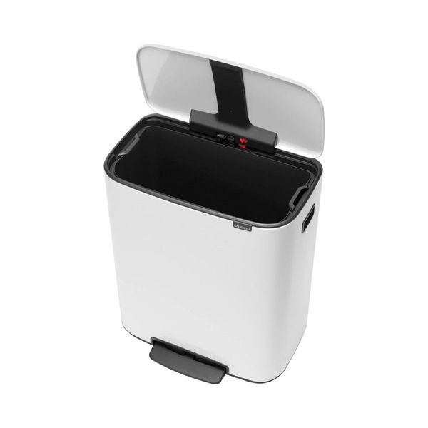 Бак для сміття Brabantia Bo Pedal Bin 60 л білий (211300) 00800880 фото