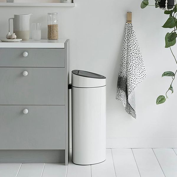 Бак для мусора Brabantia Touch Bin 30 л белый (115141) 115141 фото
