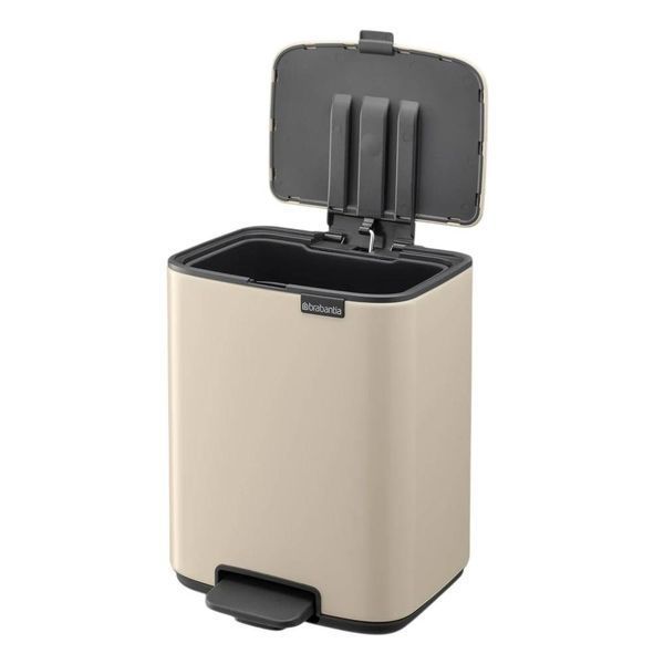 Бак для мусора с педалью Brabantia Bo Pedal Bin 7л Soft Beige бежевый (237928) 237928 фото