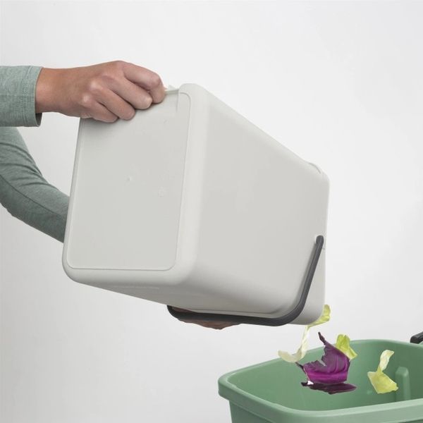 Бак для сміття Brabantia Sort&Go 16 л Light Grey (213465) 213465 фото
