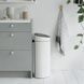 Бак для мусора Brabantia Touch Bin 30 л белый (115141) 115141 фото 5