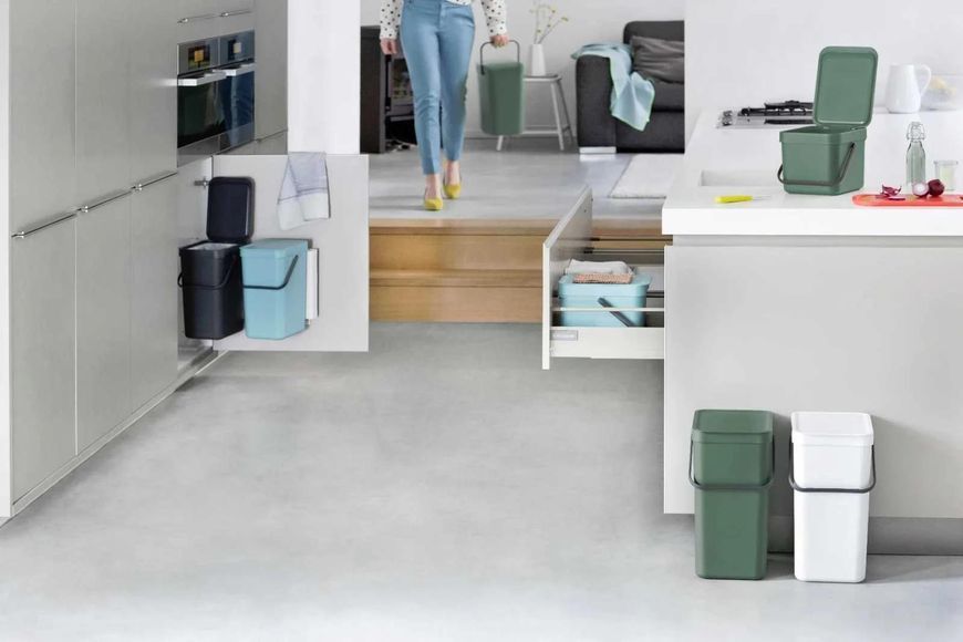 Бак для сміття Brabantia Sort&Go 16 л Light Grey (213465) 213465 фото