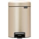 Бак для сміття з педаллю Brabantia NewIcon Pedal Bin 3 л шампань бежевий (304408) 304408 фото 1