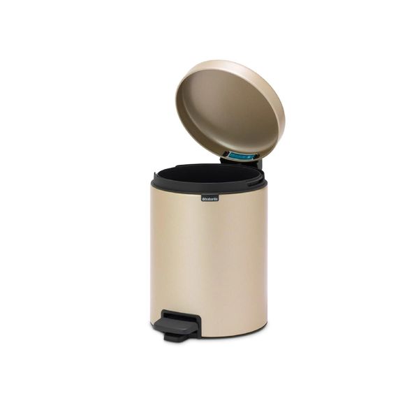 Бак для сміття з педаллю Brabantia NewIcon Pedal Bin 5 л шампань (304422) 304422 фото