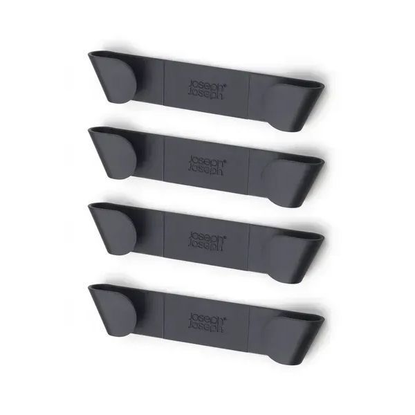 Набір тримачів для кришок 4 шт Joseph Joseph CupboardStore Grey (85149) 01000828 фото