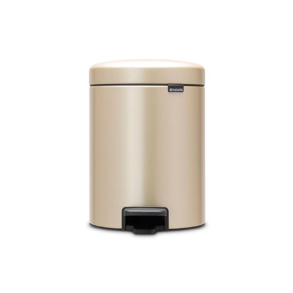 Бак для мусора с педалью Brabantia NewIcon Pedal Bin 5 л шампань (304422) 304422 фото