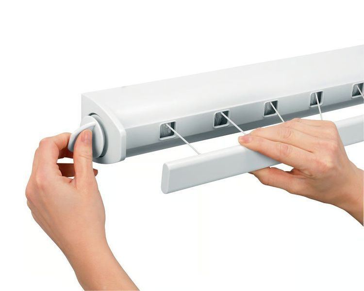 Сушилка для белья настенная выдвижная Brabantia White (385728) 385728 фото