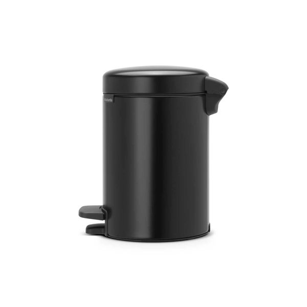 Бак для сміття з педаллю Brabantia NewIcon Pedal Bin 3 л черный (113321) 113321 фото