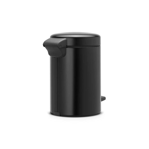 Бак для мусора с педалью Brabantia NewIcon Pedal Bin 3 л чорний (113321) 113321 фото