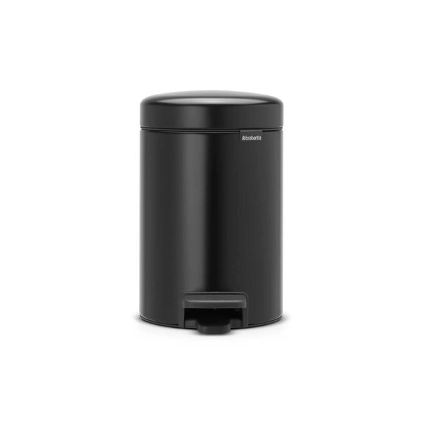 Бак для сміття з педаллю Brabantia NewIcon Pedal Bin 3 л черный (113321) 113321 фото