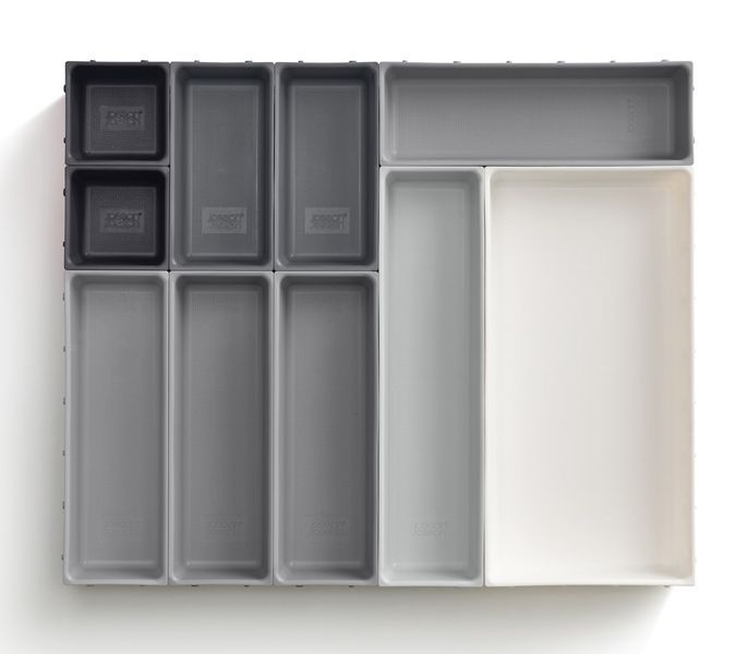 Органайзер для кухні з 10 лотків Joseph Joseph Blox Grey 85200 01000989 фото