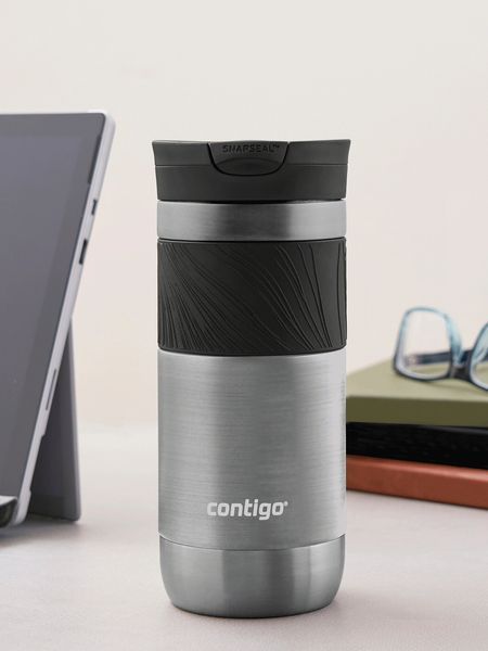 Термокружка Contigo Byron 2.0 Snapseal 470 мл Stainless Steel (2213022) 2213022 фото