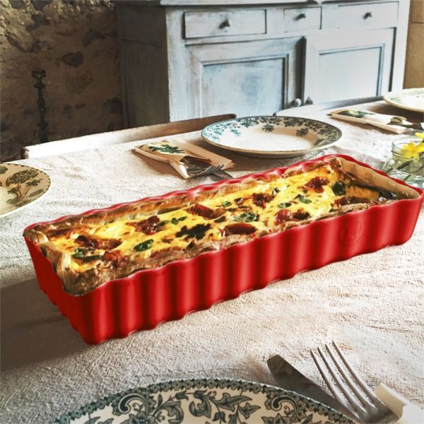 Форма керамічна Emile Henry Ovenware 1.3 л червоний (346034) 346034 фото