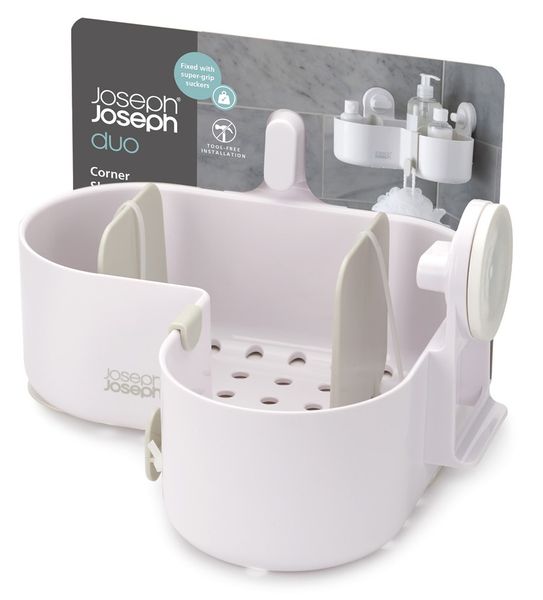 Полка для душевой кабины угловая Joseph Joseph Duo Corner White 70570 70570 фото