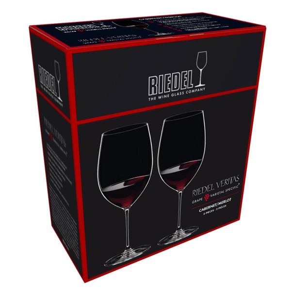 Набір келихів для червоного вина 2 шт Riedel Veritas 630 мл (6449/0) 6449/0 фото