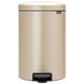 Бак для сміття з педаллю Brabantia NewIcon Pedal Bin 20 л шампань бежевий (304460) 00800889 фото