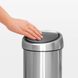 Бак для сміття Brabantia Touch Bin 3 л чорний (364440) 364440 фото 4