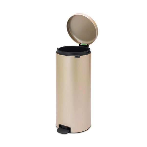 Бак для сміття з педаллю Brabantia NewIcon Pedal Bin 30 л шампань бежевий (304484) 304484 фото