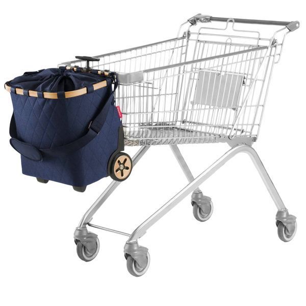 Сумка на колесах Reisenthel carrycruiser frame rhombus midnight gold (OE4111) 03600899 фото