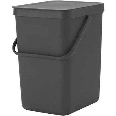 Відро для сміття Brabantia Sort&Go 25 л сірий (129940) 129940 фото