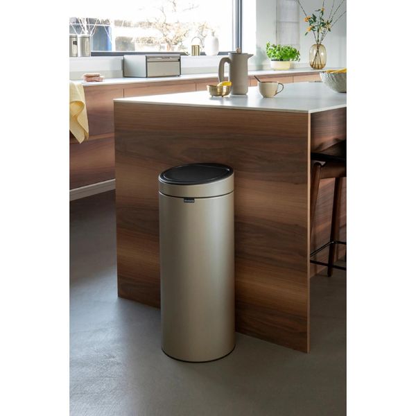 Бак для сміття Brabantia Touch Bin 30 л шампань бежевий (304507) 304507 фото