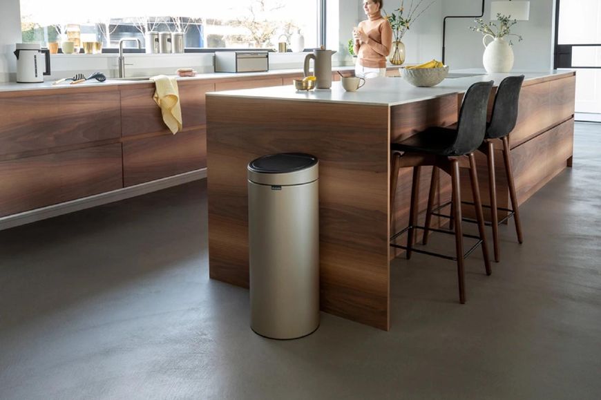 Бак для сміття Brabantia Touch Bin 30 л шампань бежевий (304507) 304507 фото