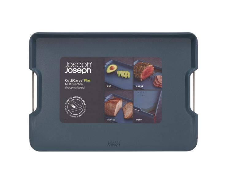 Доска разделочная двухсторонняя Joseph Joseph Cut&Carve Plus Large Blue 60209 60209 фото