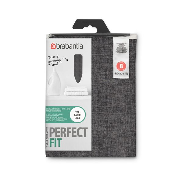 Чохол для прасувальной дошки Brabantia Ironing Board Cover B 124x38 см чорний джинс (132186) 132186 фото