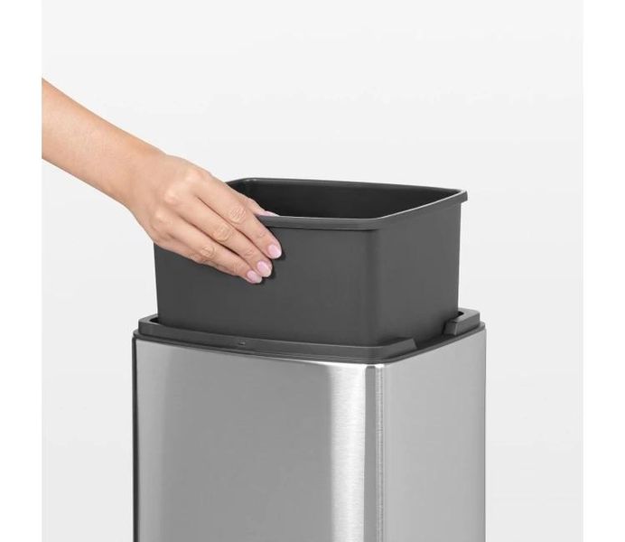 Бак для мусора Brabantia Touch Bin 10 л серебристый (477225) 00860001 фото