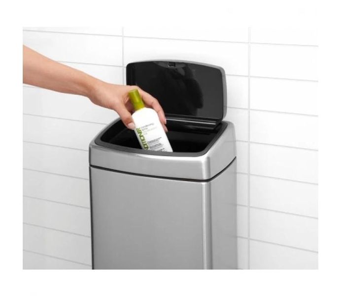 Бак для сміття Brabantia Touch Bin 10 л сріблястий (477225) 00860001 фото