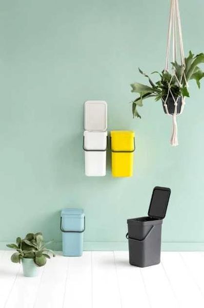 Відро для сміття Brabantia Sort&Go 12 л сірий (109805) 109805 фото