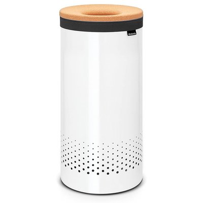 Бак для білизни з корковою кришкою Brabantia 35 л білий (104367) 104367 фото