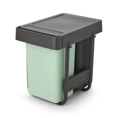Бак для сміття Brabantia Sort&Go 15 л x 2 шт М'ятно-сірий (232503) 232503 фото