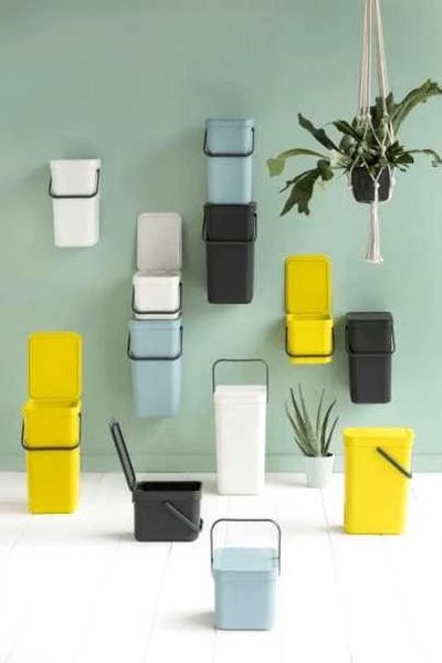 Відро для сміття Brabantia Sort&Go 12 л сірий (109805) 109805 фото