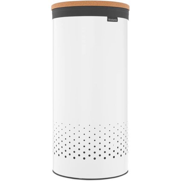 Бак для білизни з корковою кришкою Brabantia 35 л White (104367) 104367 фото