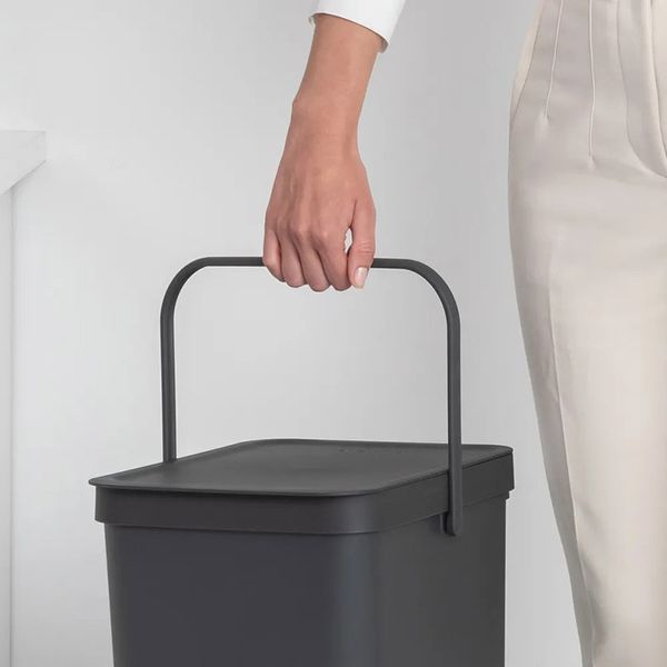 Ведро мусорное Brabantia Sort&Go 12 л серый (109805) 109805 фото